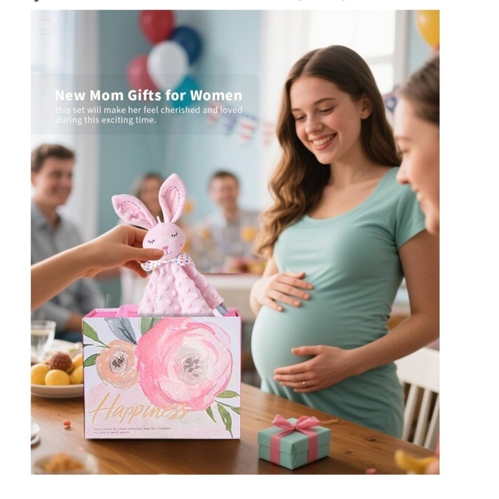 Pink Gift Set for New Moms or Expecting Mothers - Picture 3 of 3